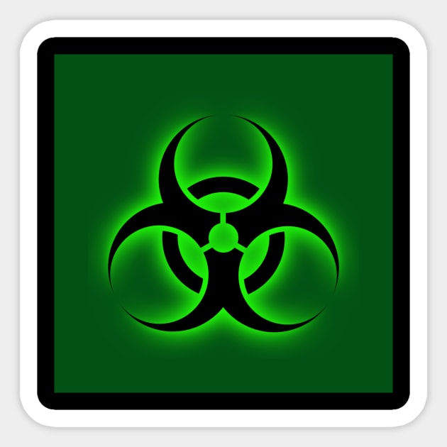 Biohazard Sticker by Celtic Morrigan